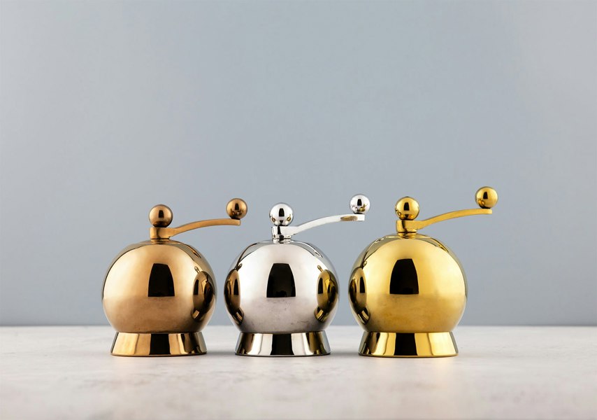 Spheres Salt Mill Small Bronze - Nick Munro