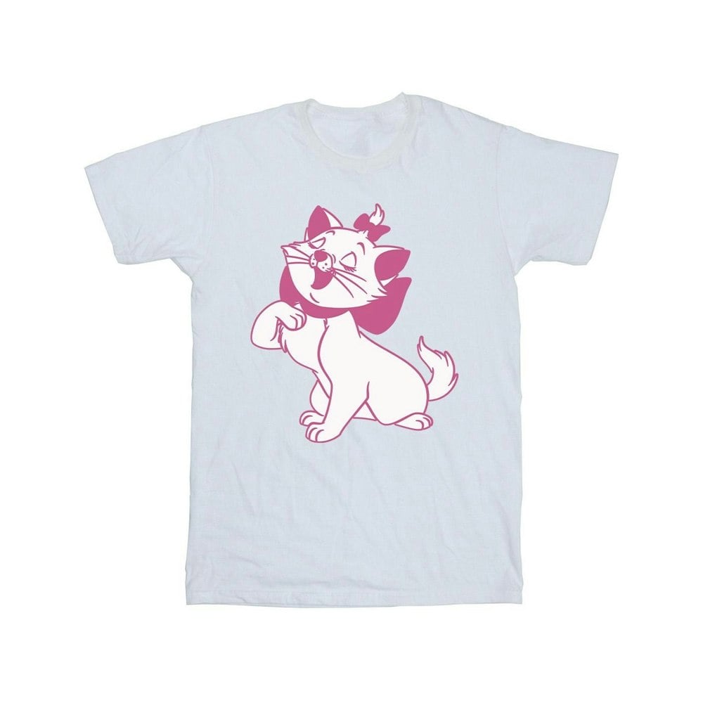 Disney Mens The Aristocats Marie T-Shirt - White