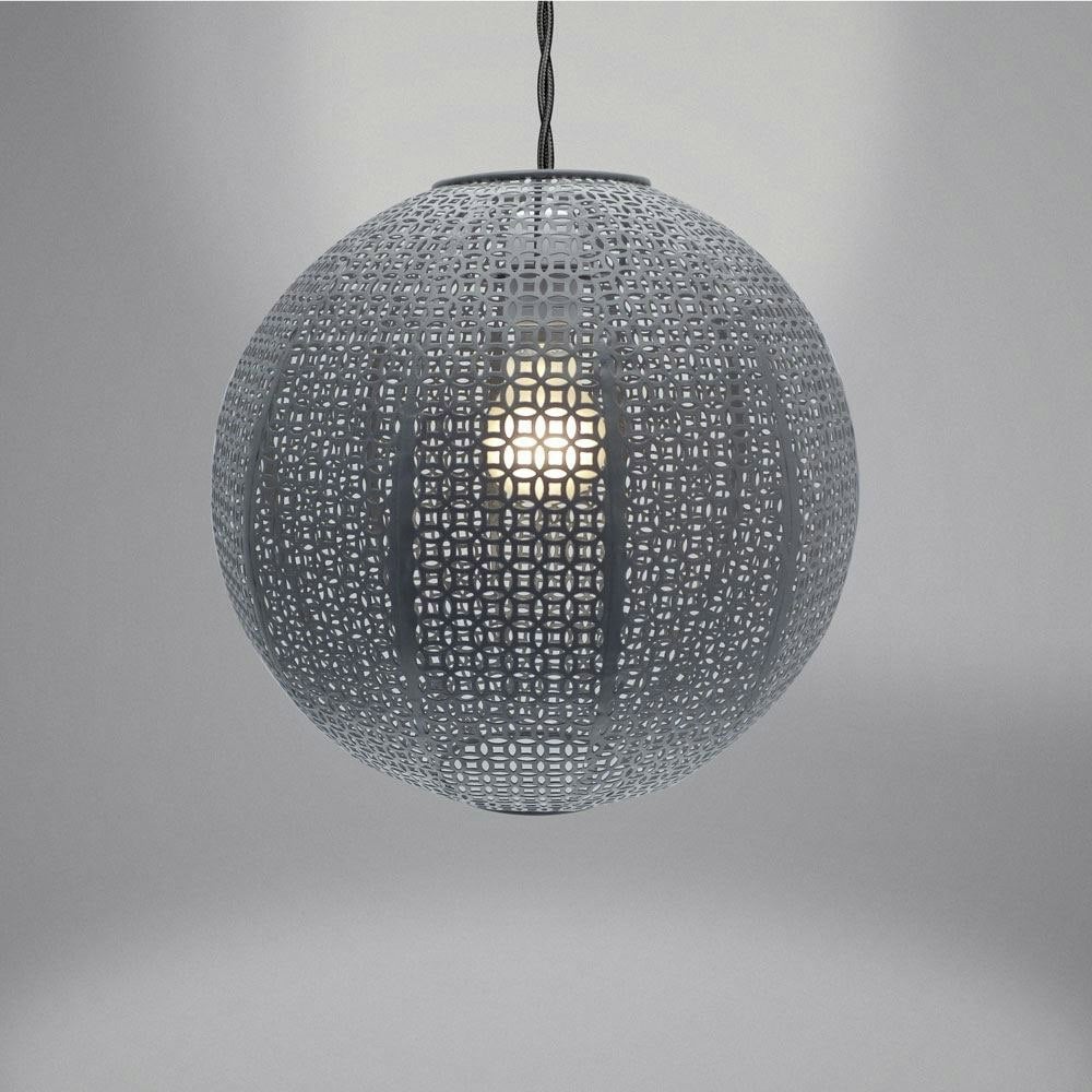 Country Club Nouveau Cadiz Ball Grey Light Fitting