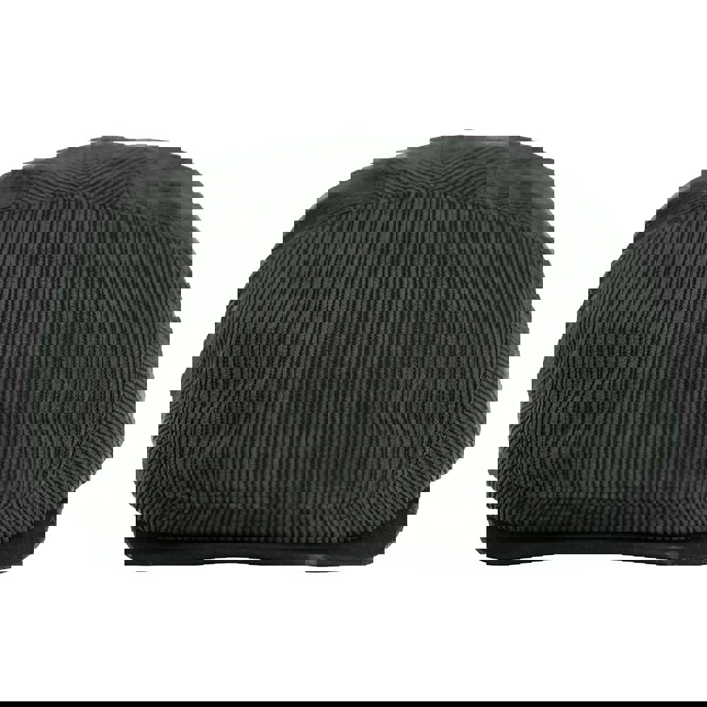 Gamble & Gunn 'Goodwood' Cord Flat Cap Dark Charcoal Grey
