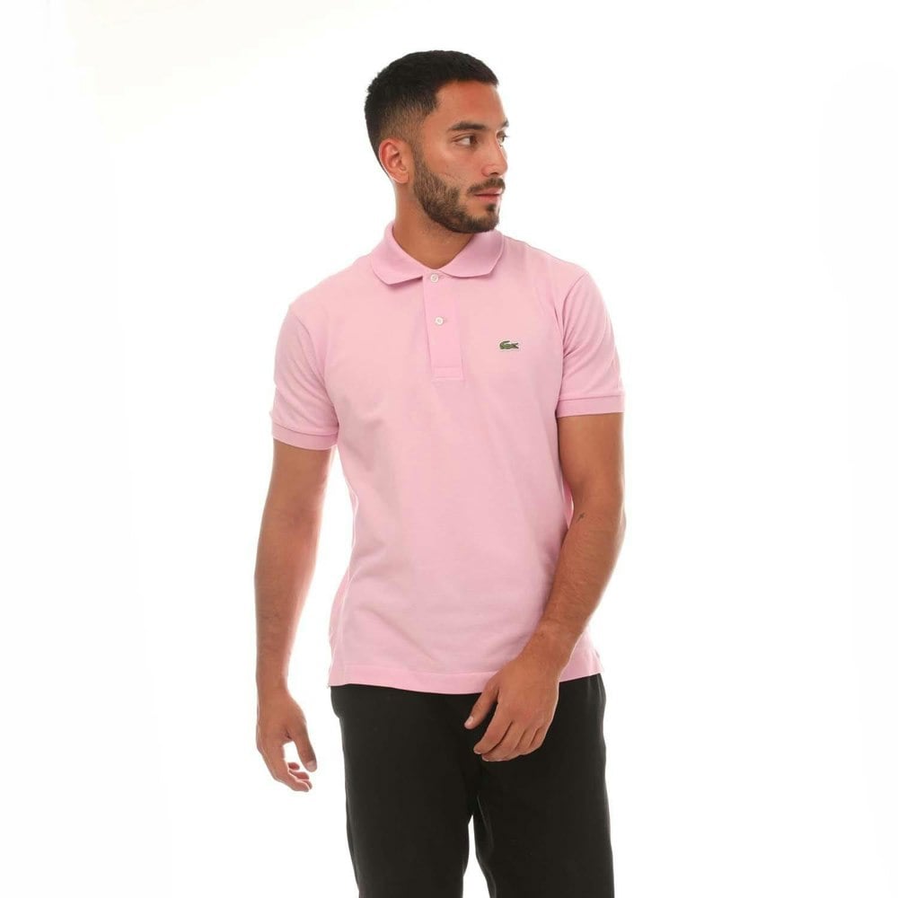 Lacoste Mens Originals Pique Classic Polo Shirt - Pink