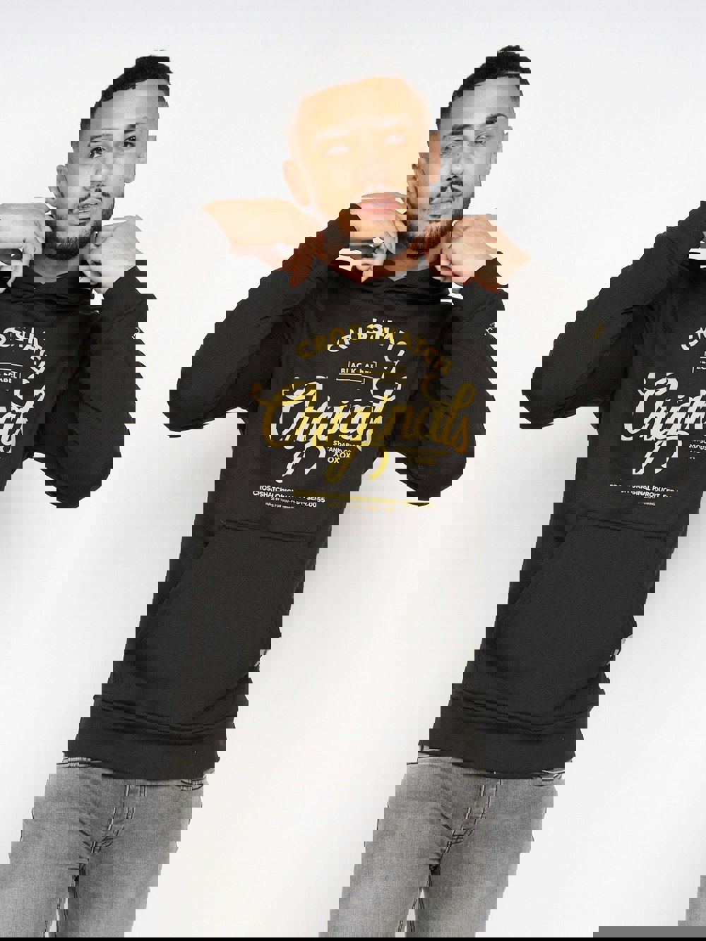 Crosshatch Bartamax Hoodie Black