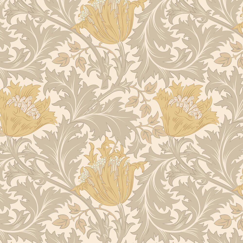 Hoopla Walls Tulip Trail - Ochre 10m Wallpaper