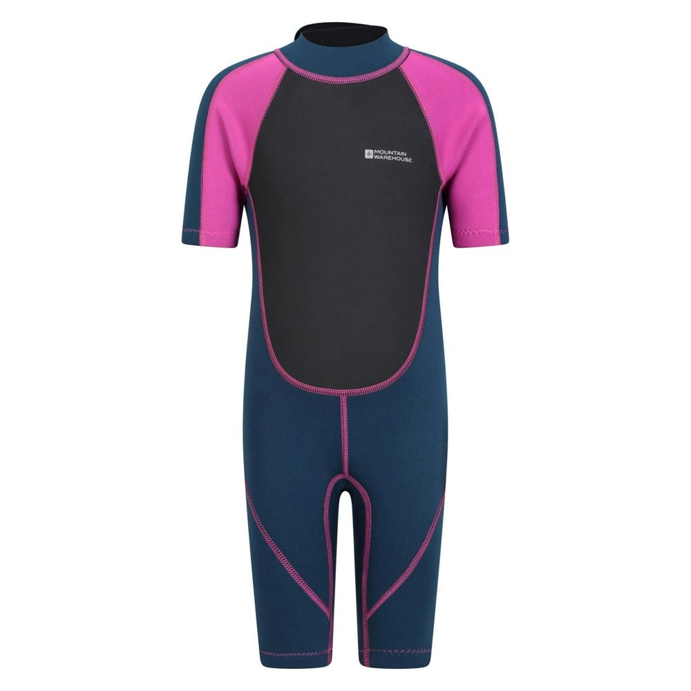 Mountain Warehouse Kids Contrast Panel Wetsuit - Pink