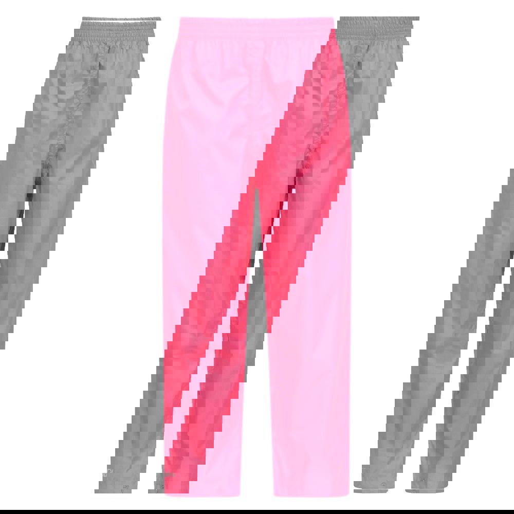 Mountain Warehouse Kids Pakka II Waterproof Over Trousers - Bright Pink