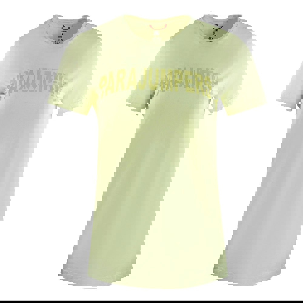 Parajumpers Cristie Brand Logo Tender Yellow T Shirt