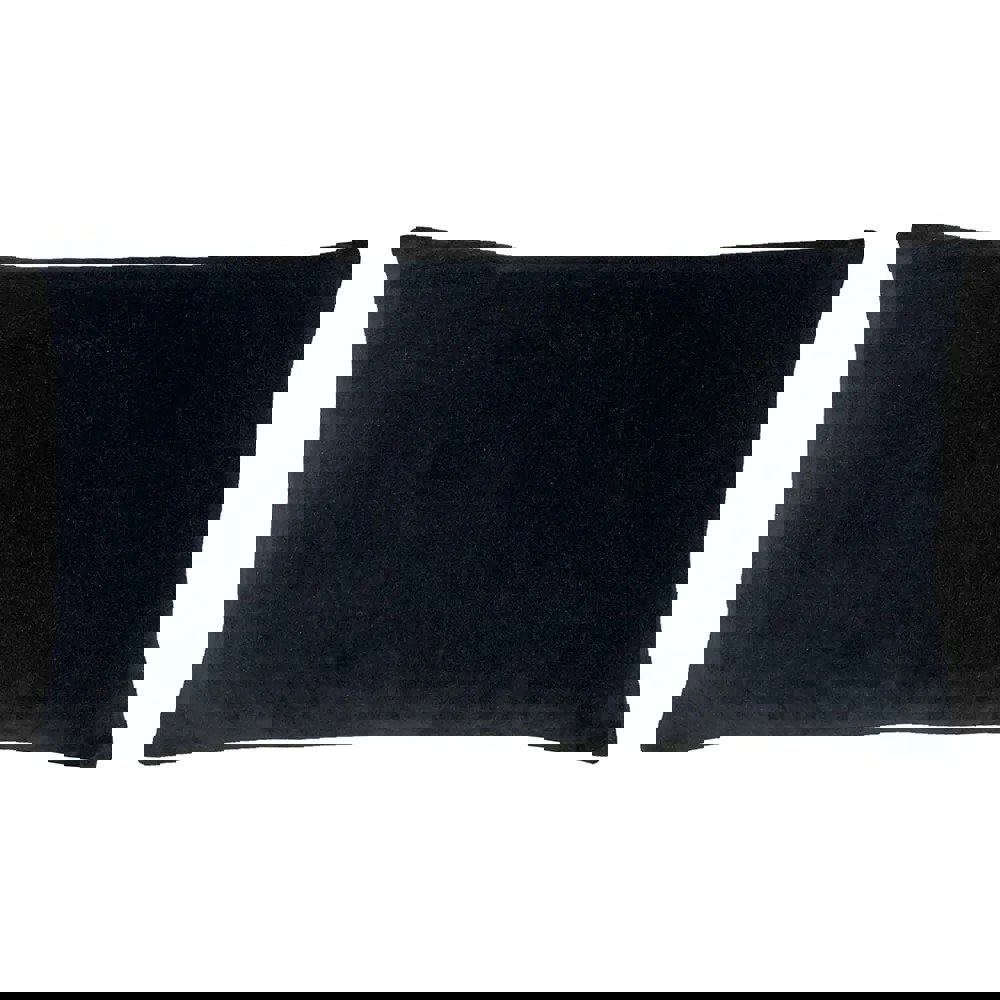 Furn Mangata Velvet Rectangular Cushion Cover - Black