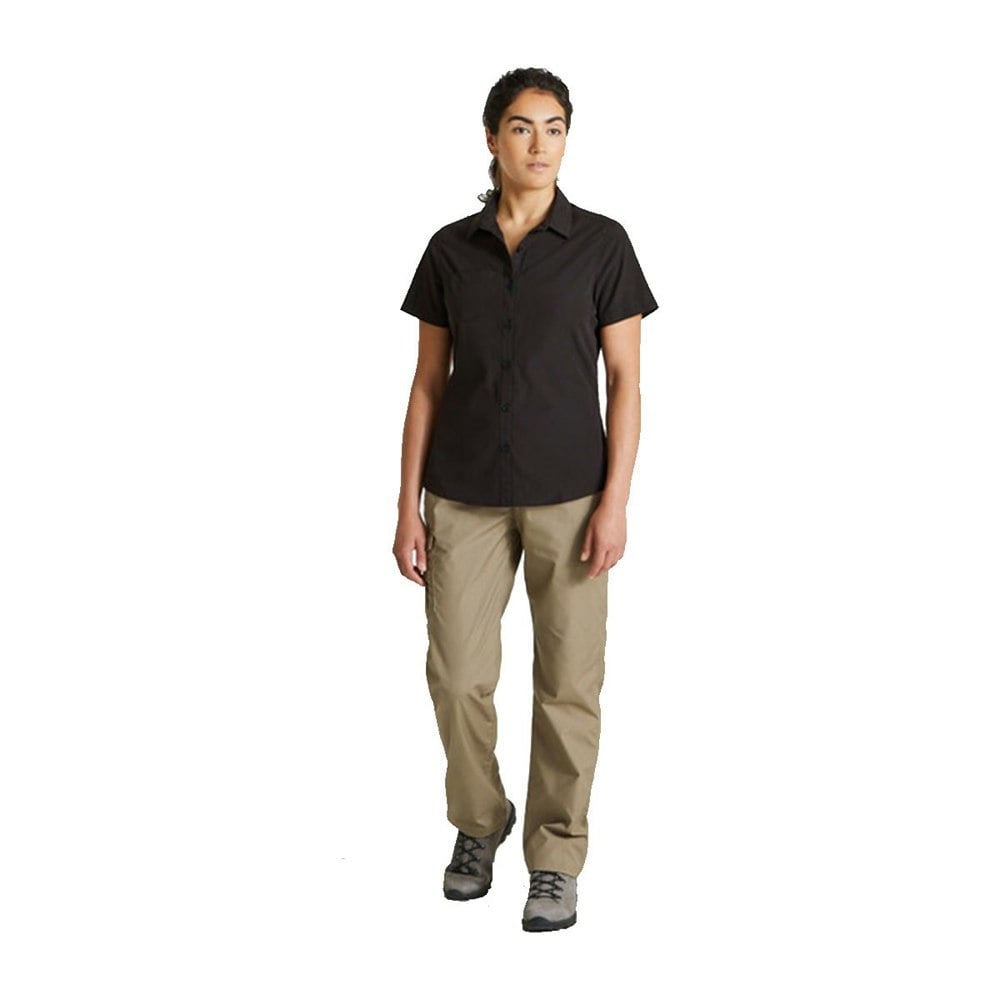 Craghoppers Women's Expert Kiwi Short-Sleeved Shirt - Black