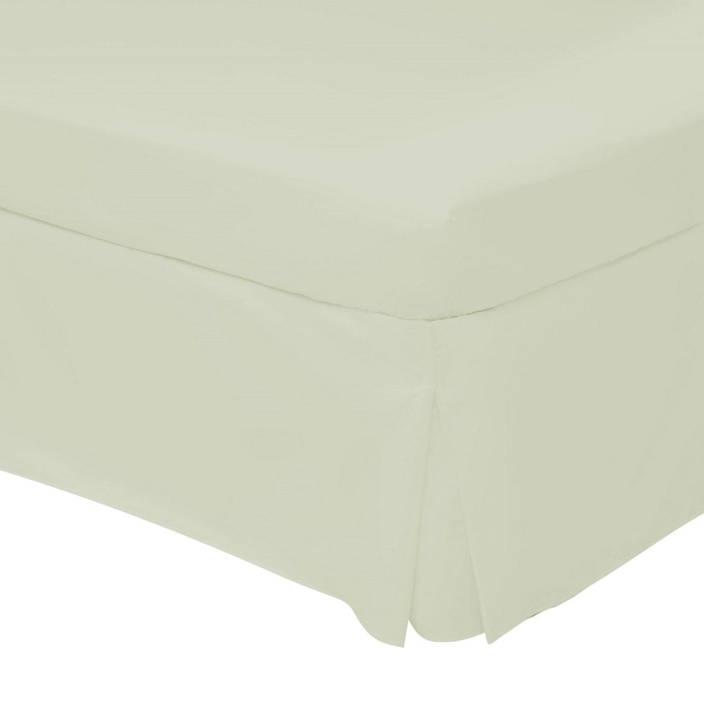 Belledorm Easycare Percale Platform Valance - Green Apple