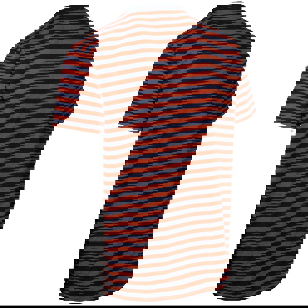 Trespass Mens Mahe Stripe T-Shirt - Burnt Orange
