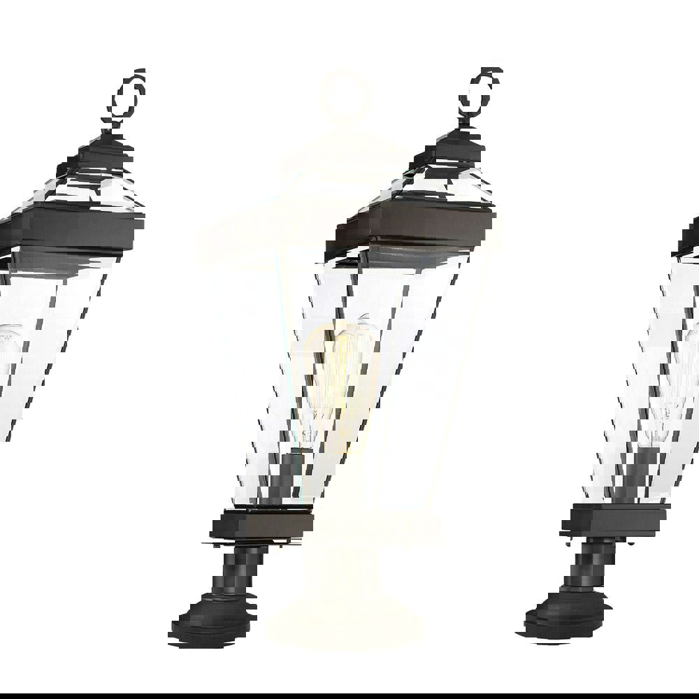 Outdoor IP44 1 Bulb Wall Ground Pedestal Western Bronze LED E27 60W Loops