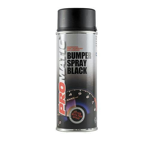Promatic 4X Promatic Bumperspray Black Spray Paint 400ml