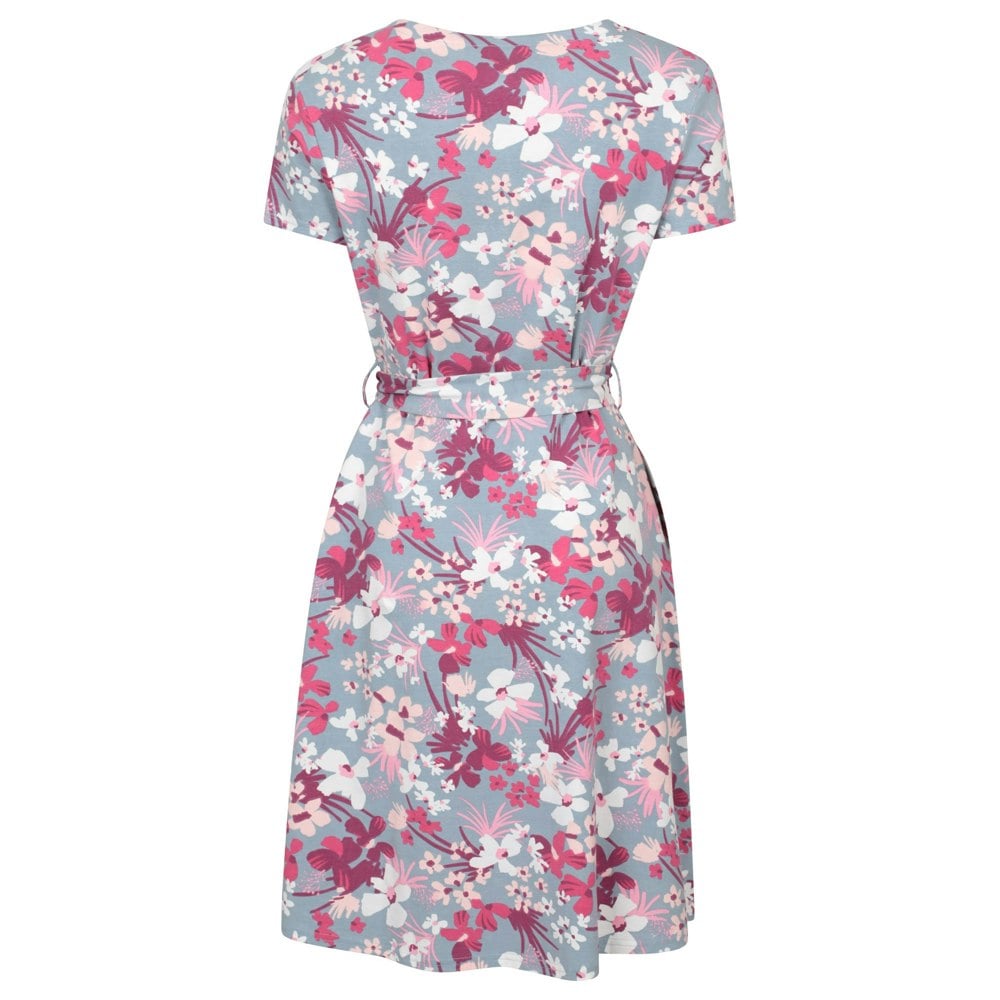 Mountain Warehouse Womens/Ladies Santorini Cherry Blossom Jersey Wrap Dress - Pink