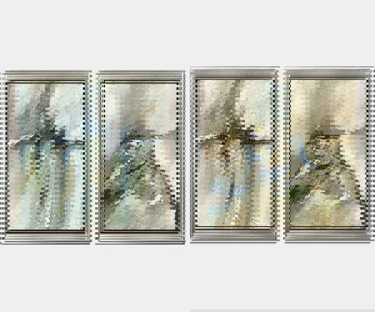 Quintessa Baaru Collection handcrafted vibrant abstract art, perfect for luxury home decor and contemporary interiors.