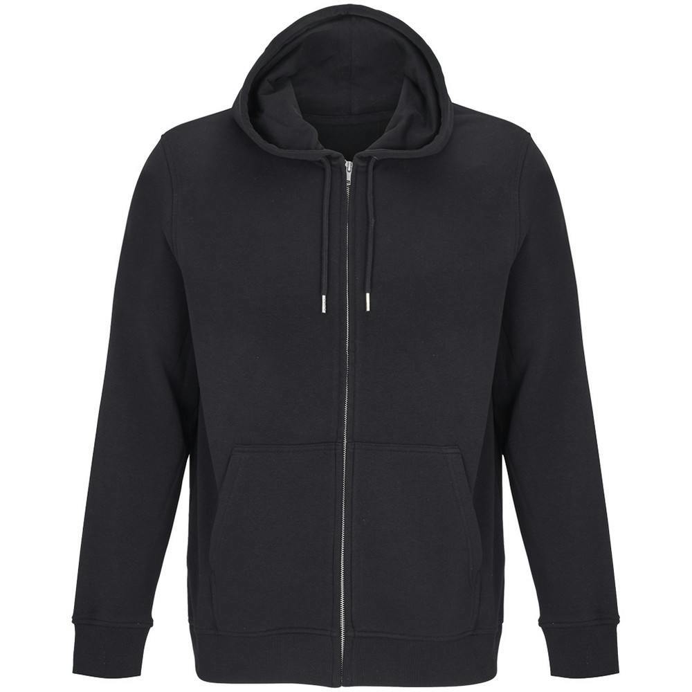SOLS Unisex Adult Calipso Full Zip Hoodie - Black - Black