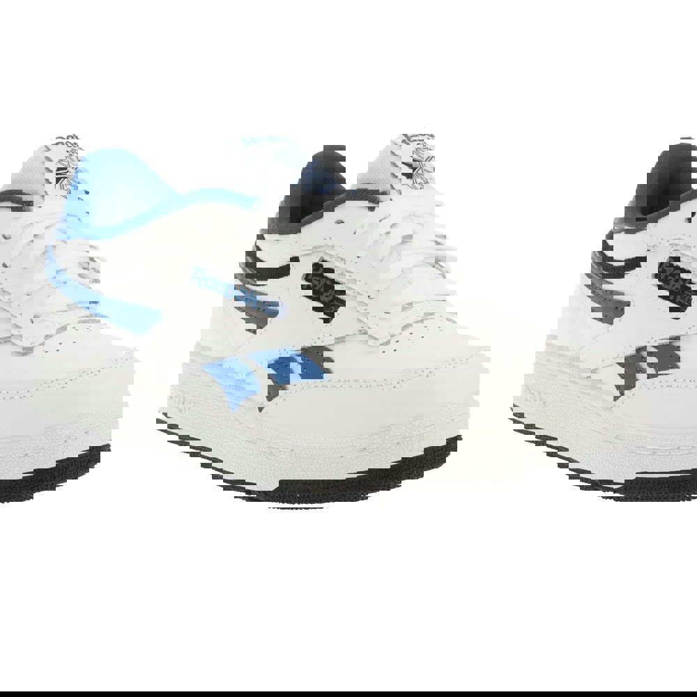 Reebok Childrens/Kids Club C Revenge Leather Trainers - White/Blue/Black