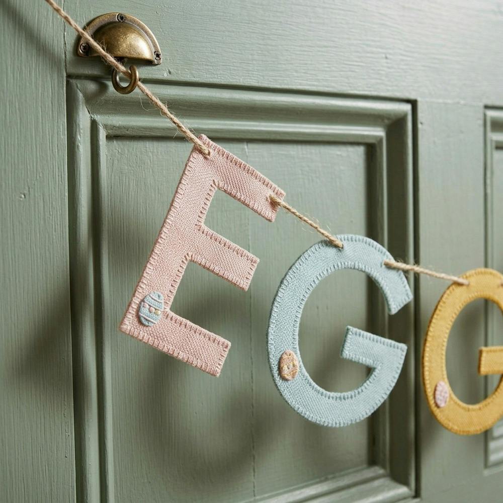 Garden Greatness Eco Eggciting Decorative Bunting Garland