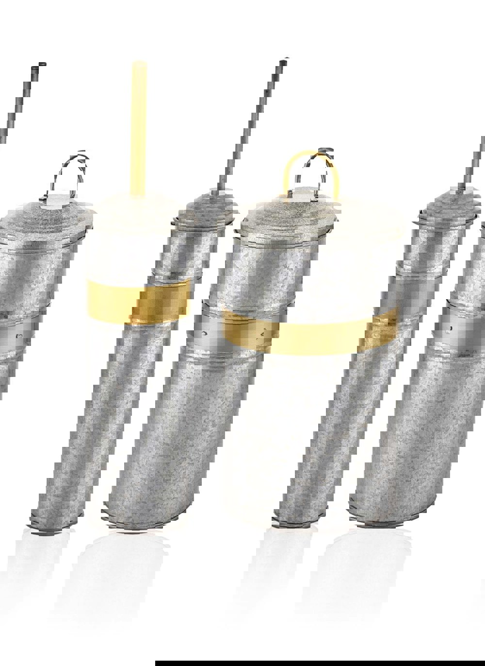 Rozi Galvin Collection Waste Bin And Toilet Brush Set
