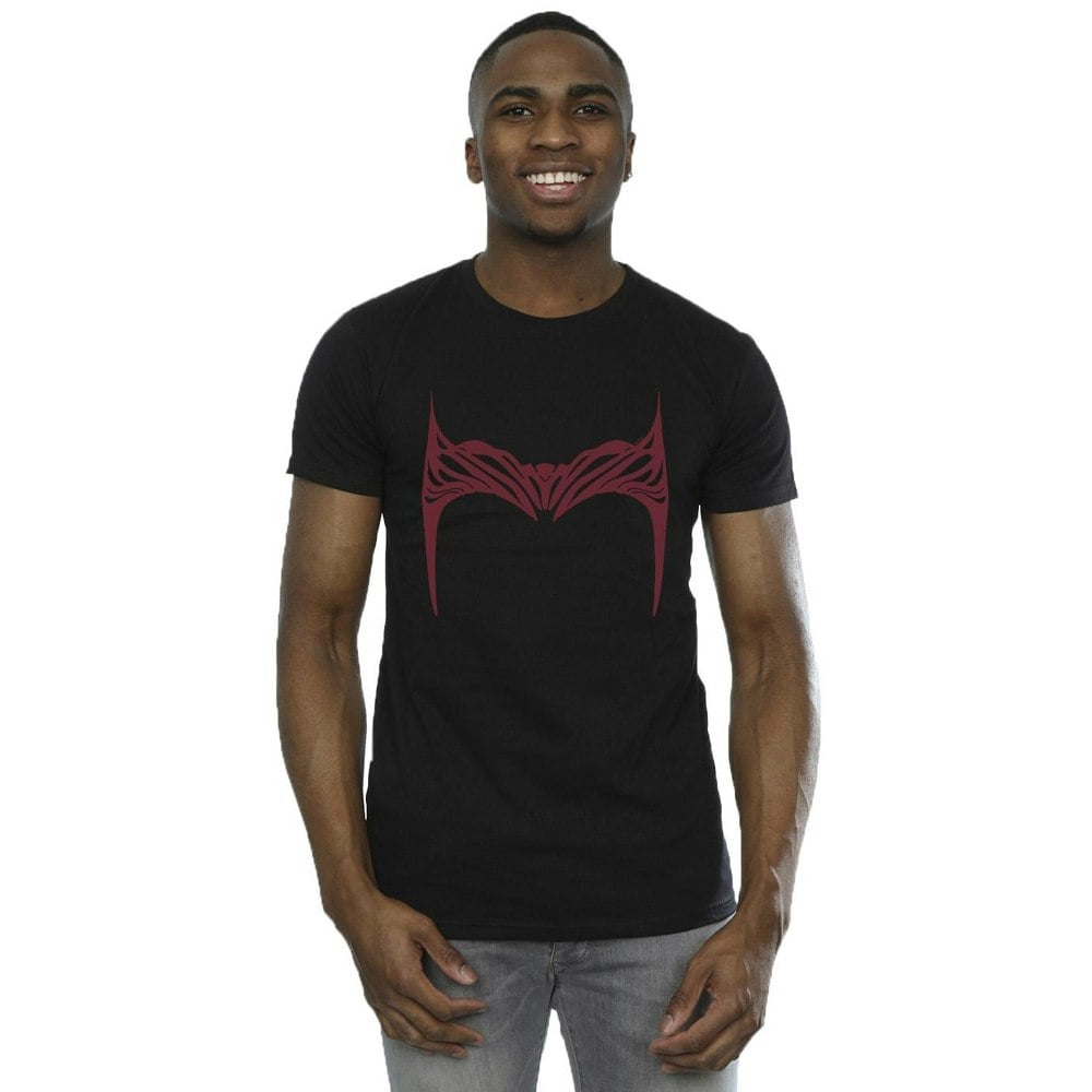 Marvel Mens Doctor Strange Wanda Crown T-Shirt - Black