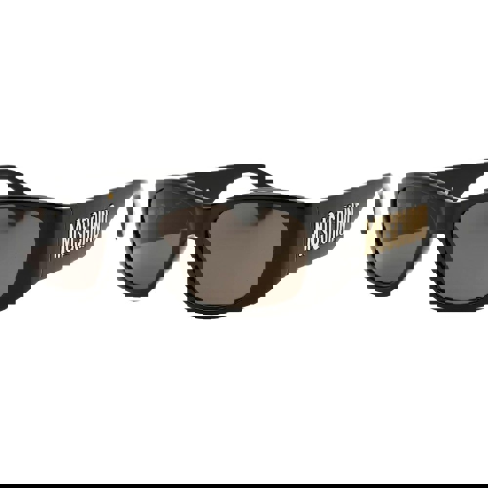 Moschino Brown Lens Black Sunglasses