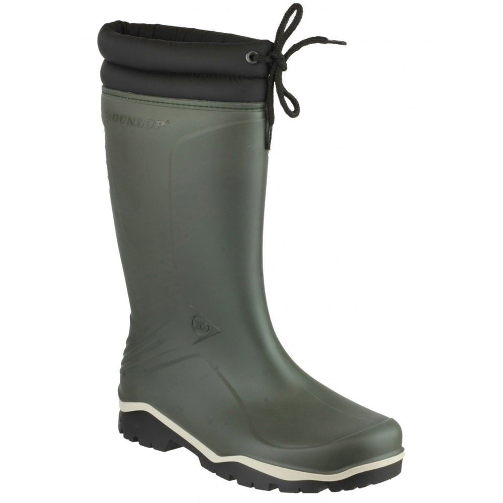 Dunlop Blizzard Unisex Men's/WoMen's Winter Wellington Boots - GREEN
