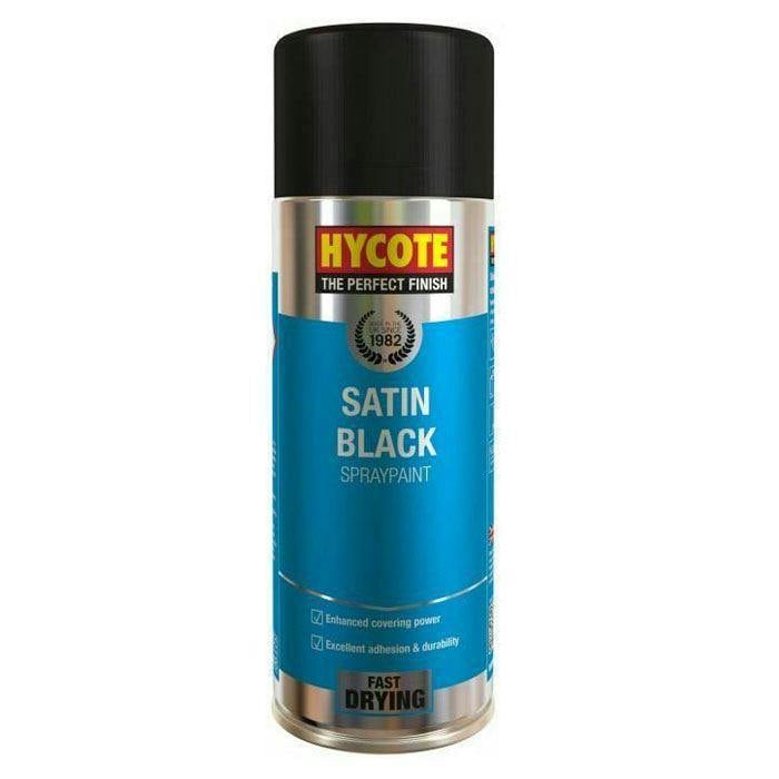 Hycote 3X Hycote Satin Black Spray Paint 400ml