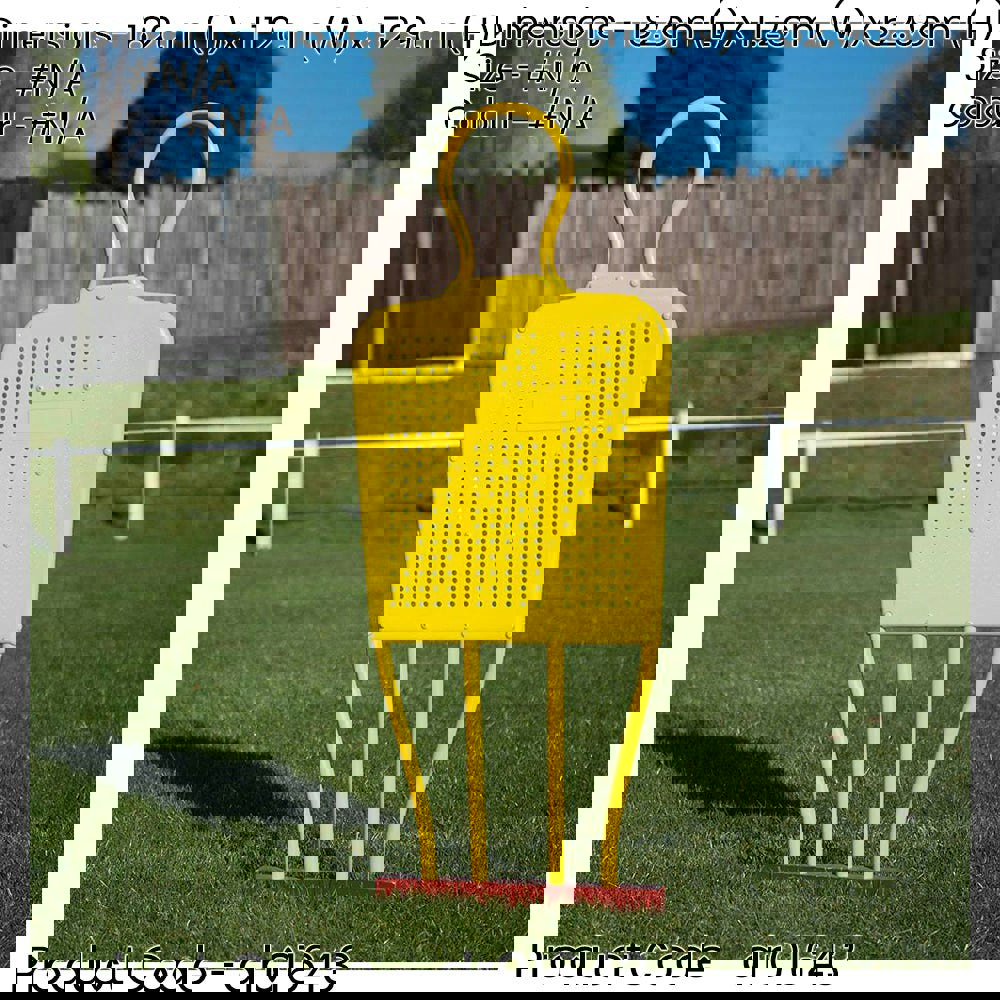 3 PACK JUNIOR 5ft Football Mannequin Set & Bag - Spiked Grass Dummy Defenders