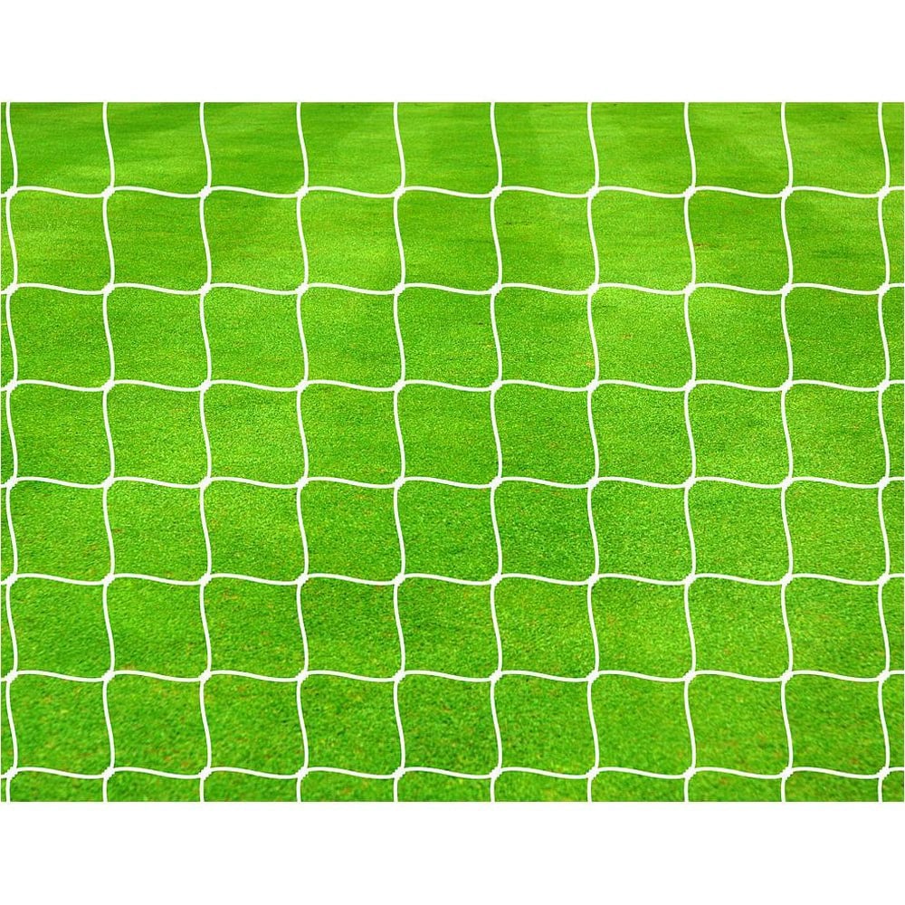 Pair PRO 4mm Braided Football Goal Net - 24 x 8 Feet 11 A Side Full Size Outdoor