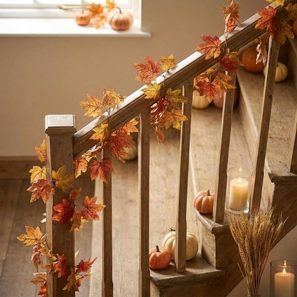 Garden Greatness Autumnal Essential Large Leaf Maple Garland