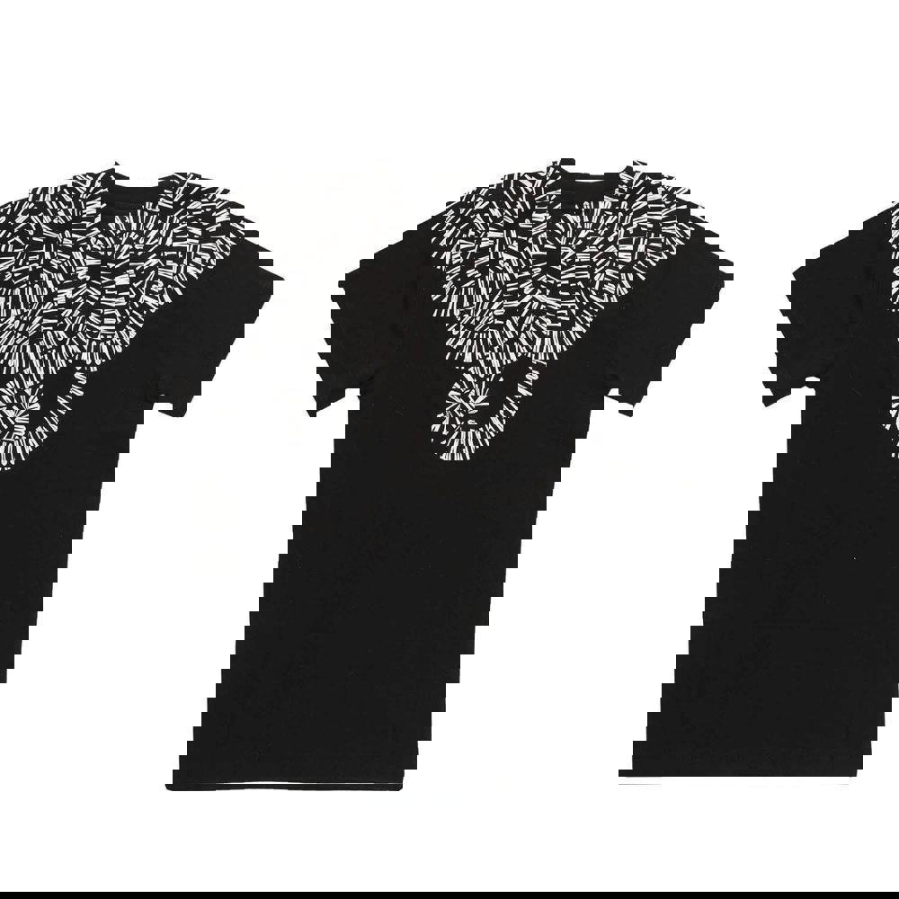Marcelo Burlon Childrens/Kids Snake T-Shirt - Black/White