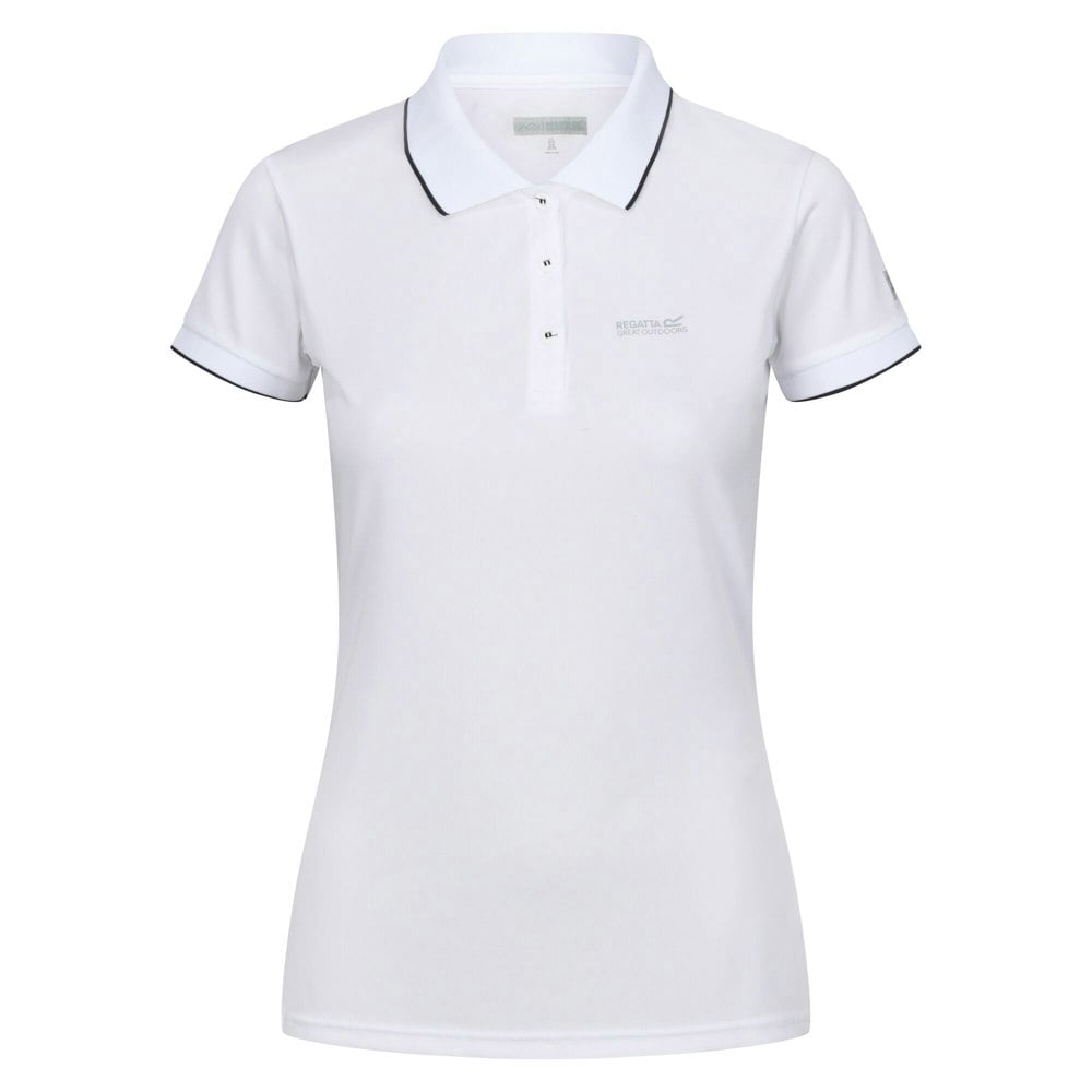Regatta Womens/Ladies Remex II Polo Neck T-Shirt - White Solid