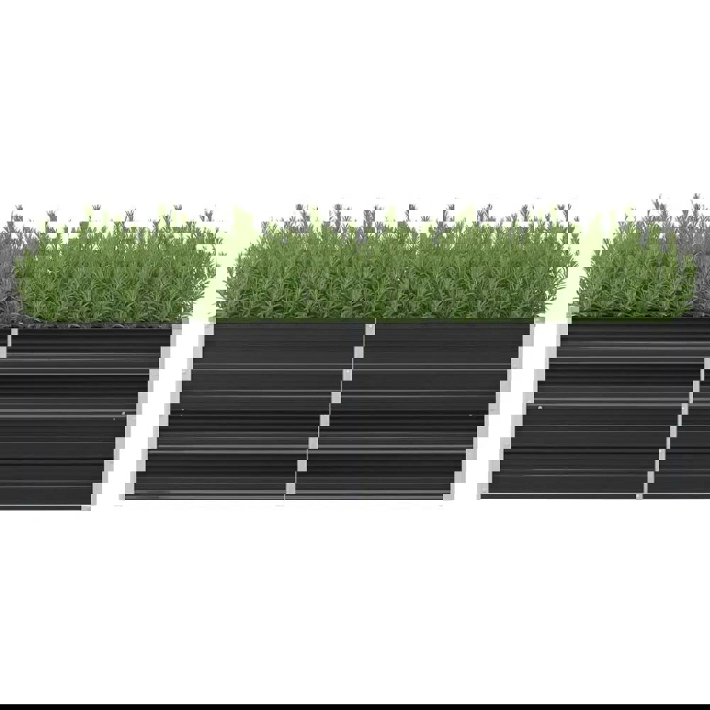 Berkfield Garden Raised Bed Anthracite 160x40x45 cm Galvanised Steel