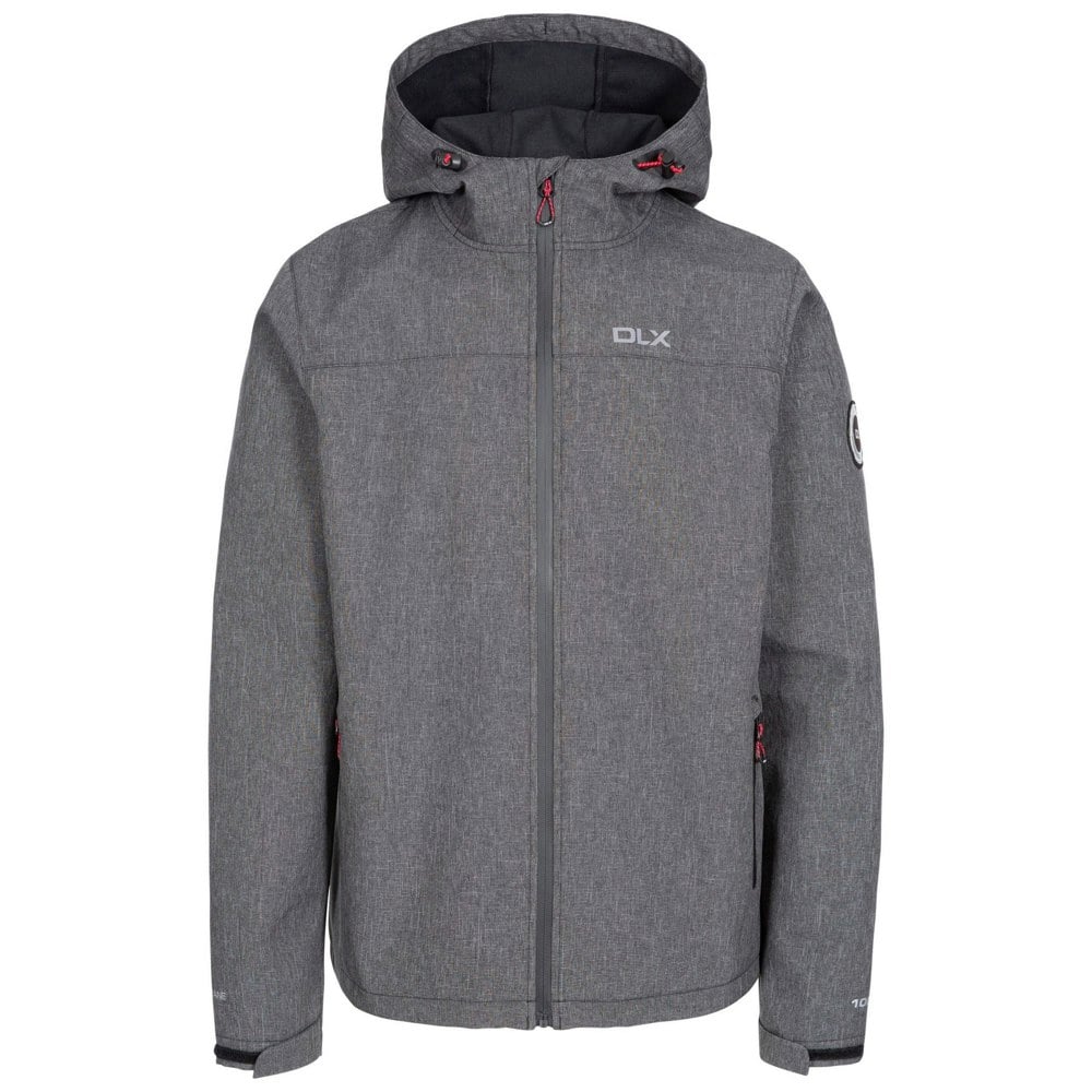 Trespass Mens Anak Soft Shell Jacket - Black Marl