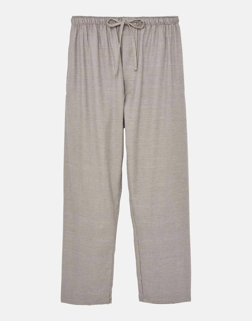 British Boxers Men's Brushed Cotton Pyjama Trousers – Prince of Wales Check