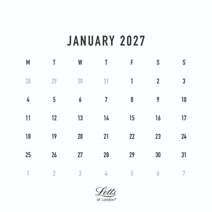 Conscious Ocean Easel Desk Calendar 2027, Desk Calendars, Month To View, Basics, Gift