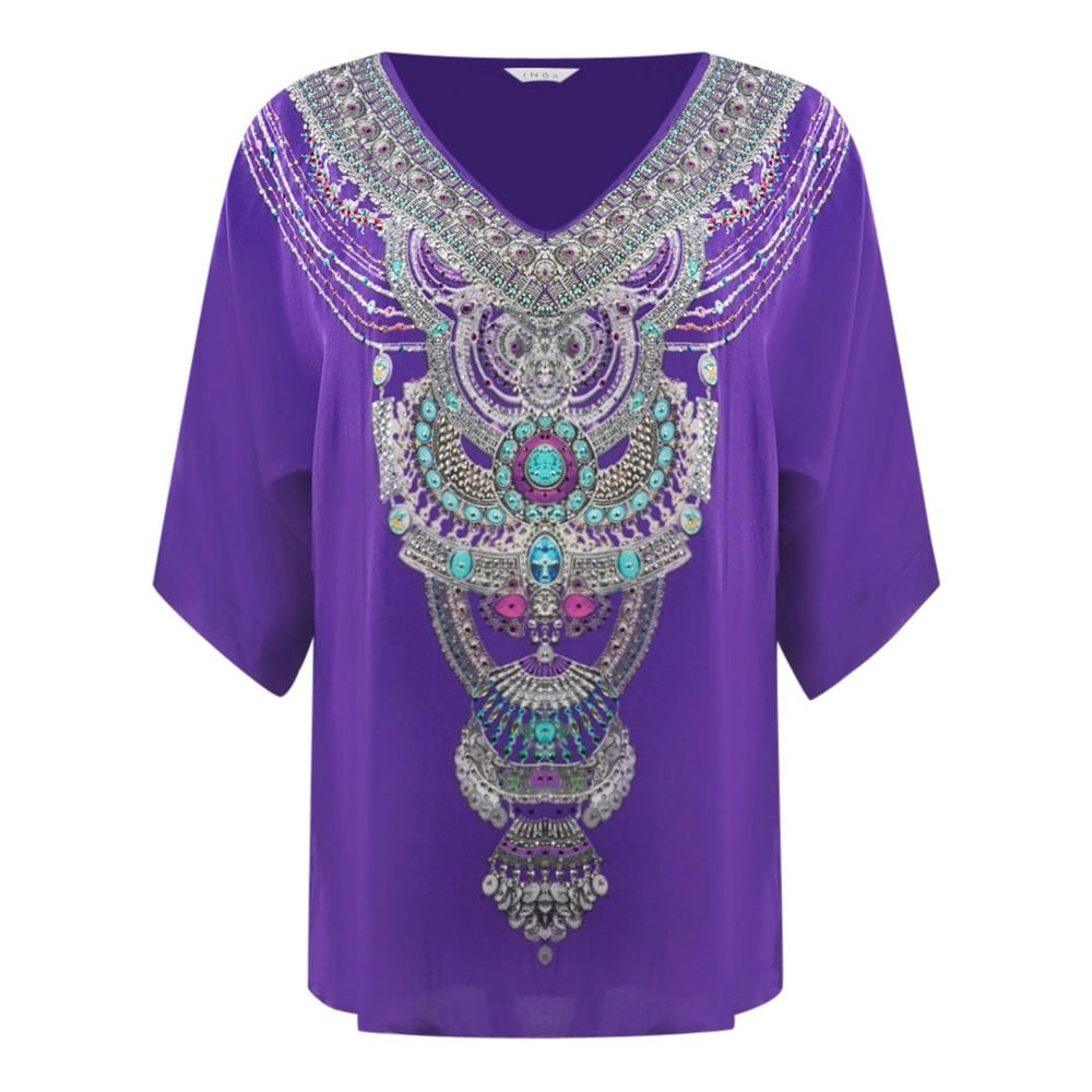 Inoa Purple Crystal Purple Silk Fish Top