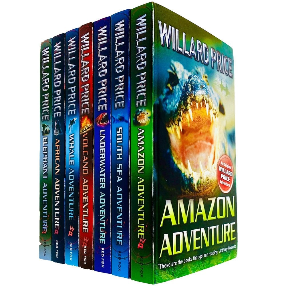 Hal & Roger Hunt Adventures Series 7 Book Set by Willard Price