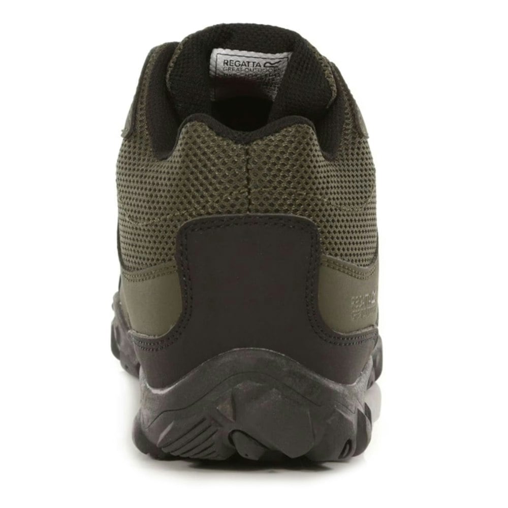 Regatta Men's Edgepoint Mid Waterproof Hiking Shoes - Bayleaf/Burnt Umber
