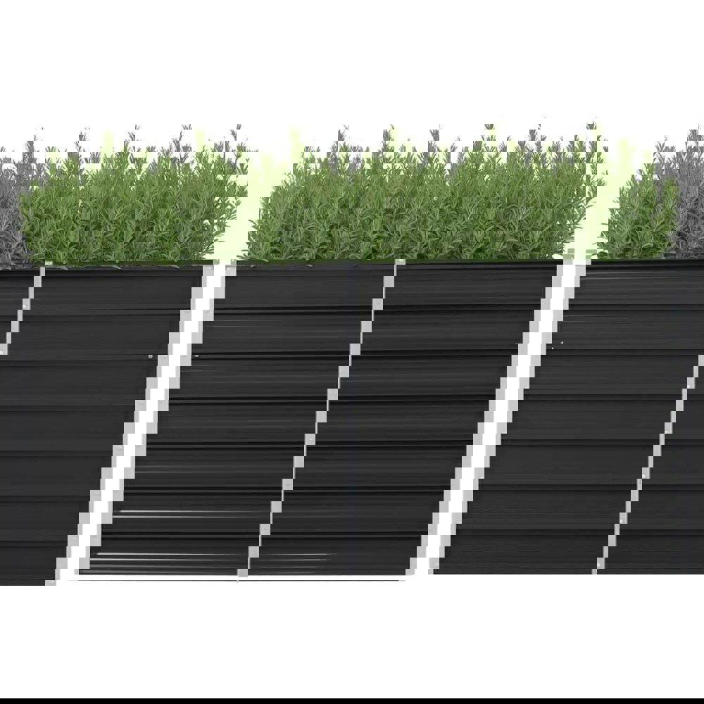 Berkfield Garden Raised Bed Anthracite 160x40x77 cm Galvanised Steel