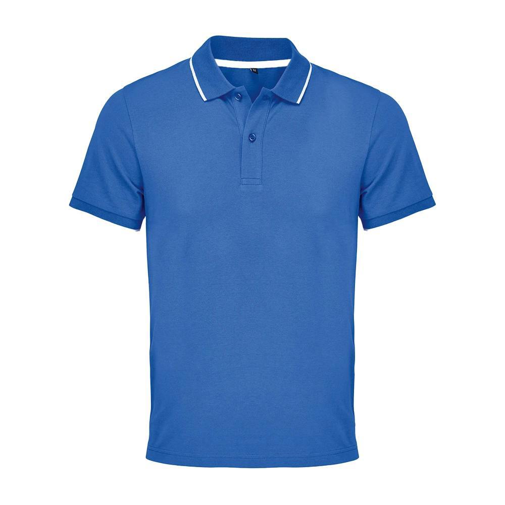 SOLS Unisex Adult Palermo Polo Shirt - Royal Blue/White - Royal Blue/White