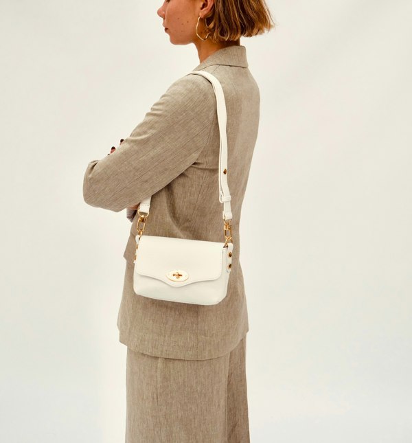 Apatchy London The Maddie Leather Bag - White