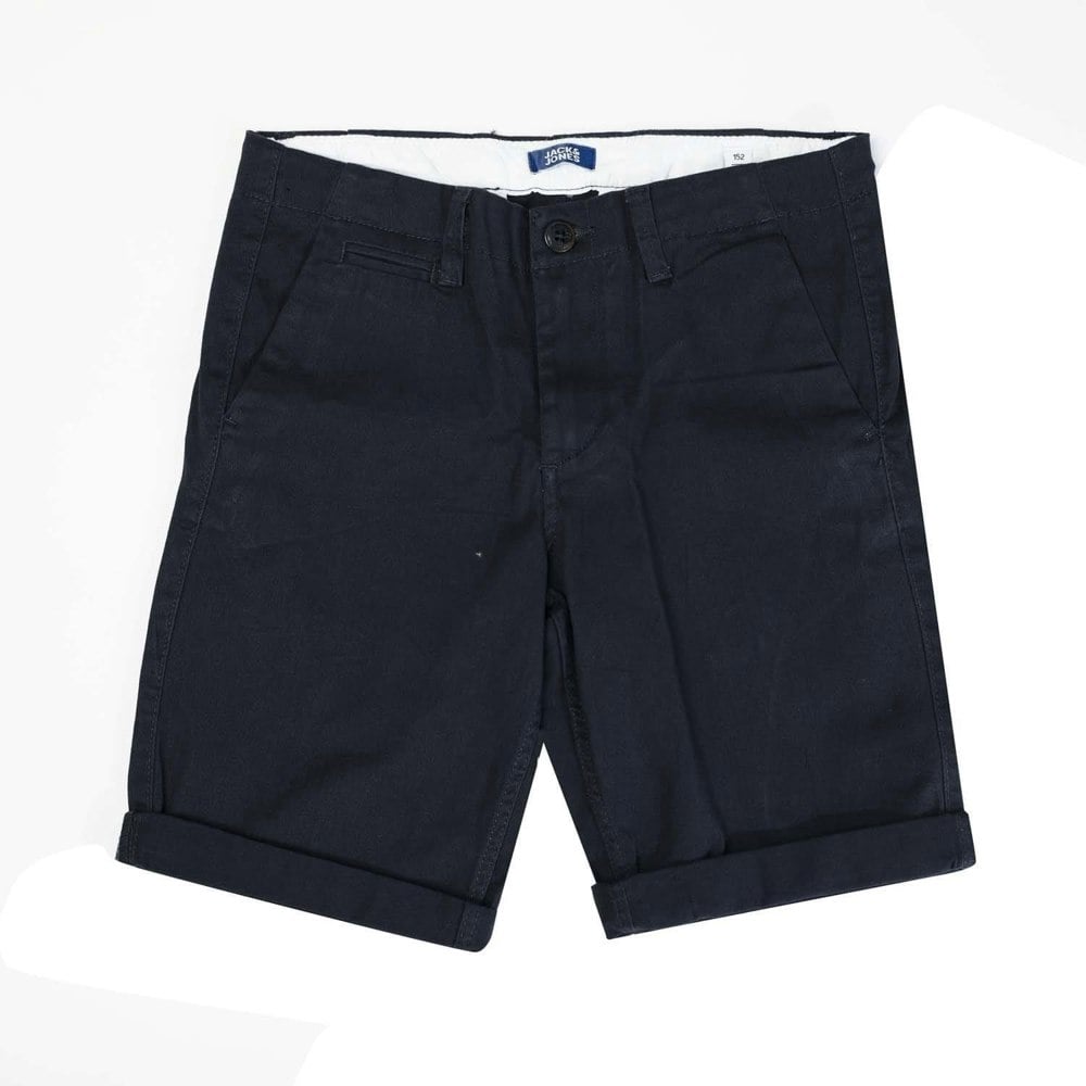 Jack And Jones Boys Fred Chino Shorts - Navy