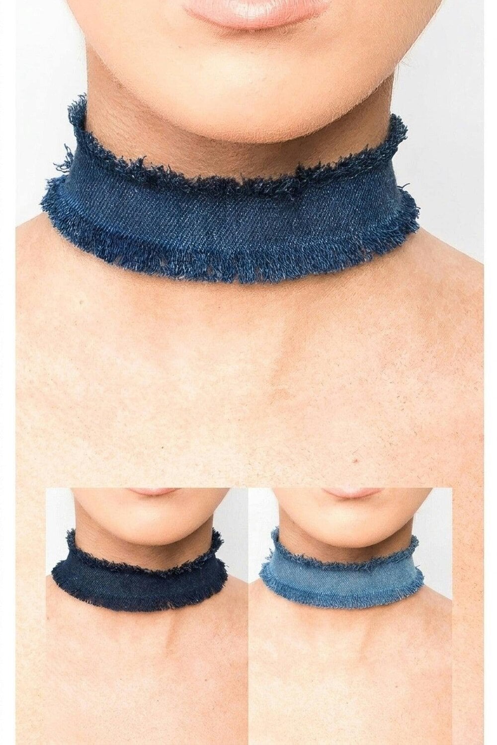 ikrush Connie Denim Choker