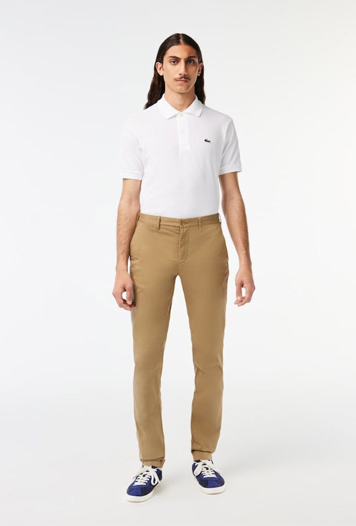 Lacoste Men's New Classic Slim Fit Stretch Cotton Trousers