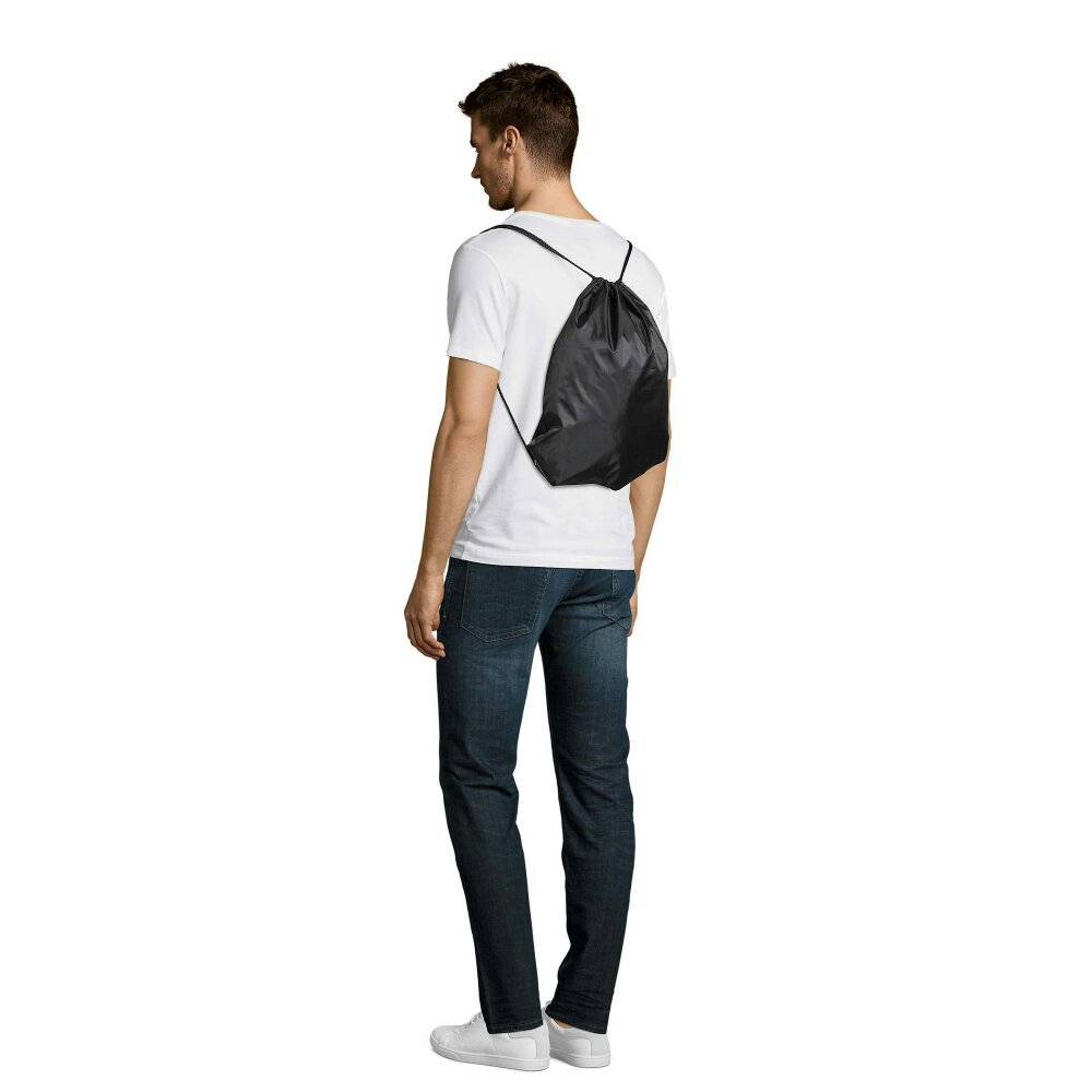 SOLS Urban Gymsac Drawstring Bag - Black