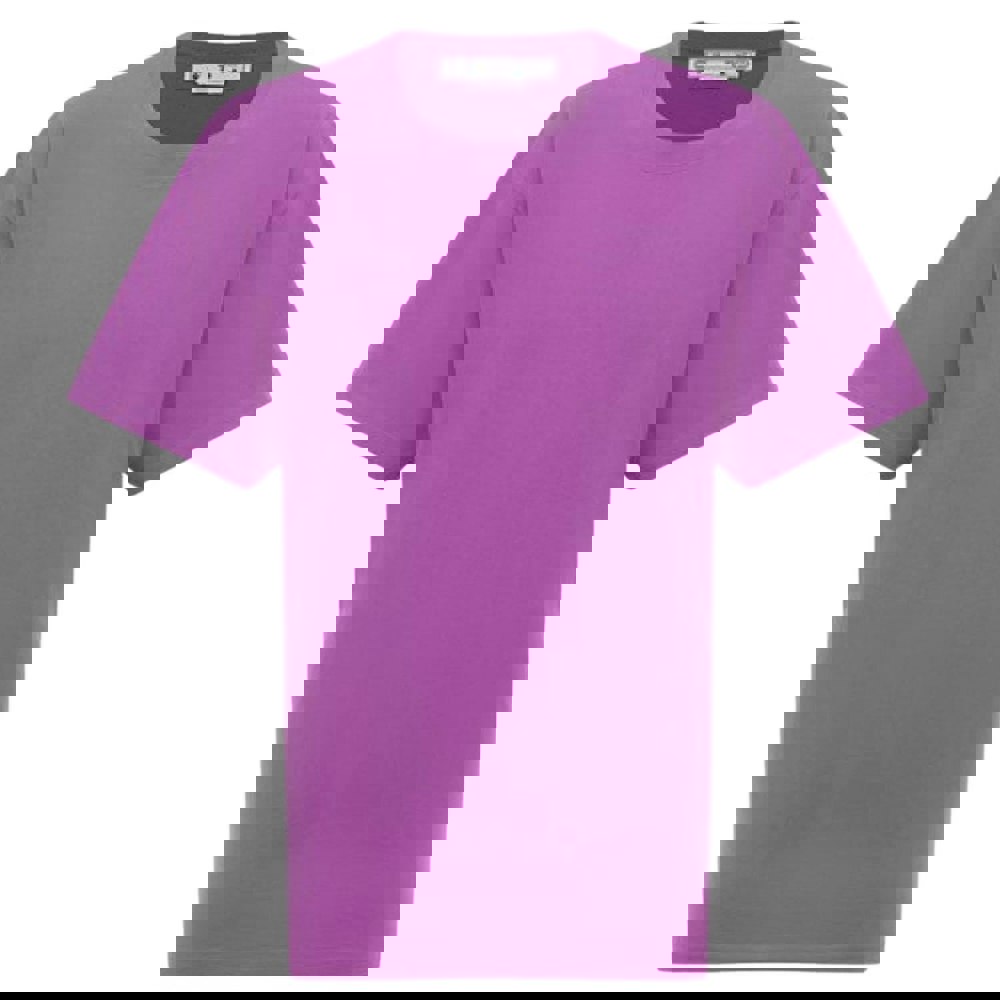 Off-White Diag Tab Oversized Fit Purple T-Shirt M