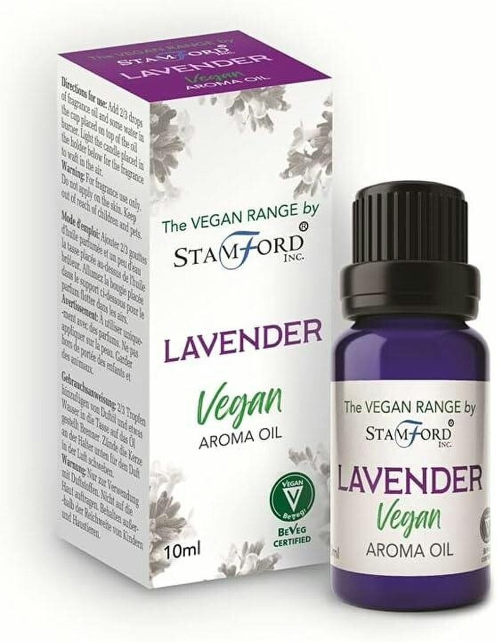 Stamford Vegan Lavender Fragrance Oils for Home Fragrance, 6 x 10ml