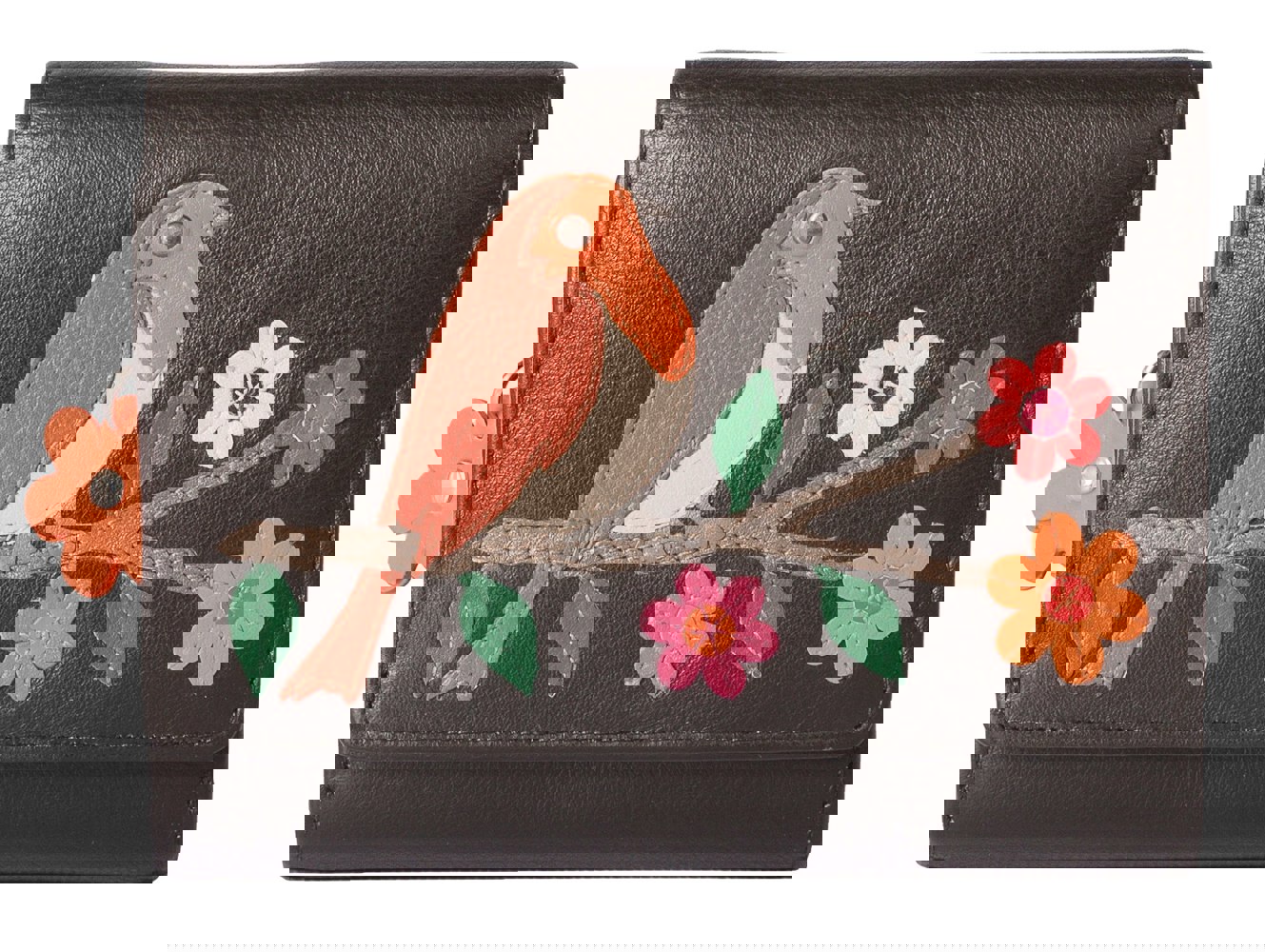 Mala Leather Robin Trifold Leather RFID Protected Purse