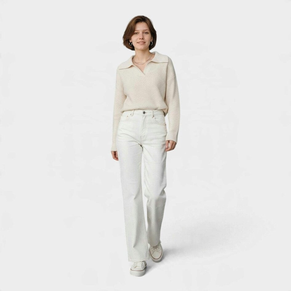 Maison Margiela MM6 Panelled Jeans Off-White