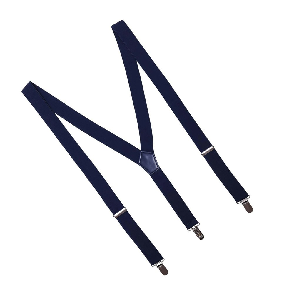 Premier Clip-On Trouser Braces - Navy